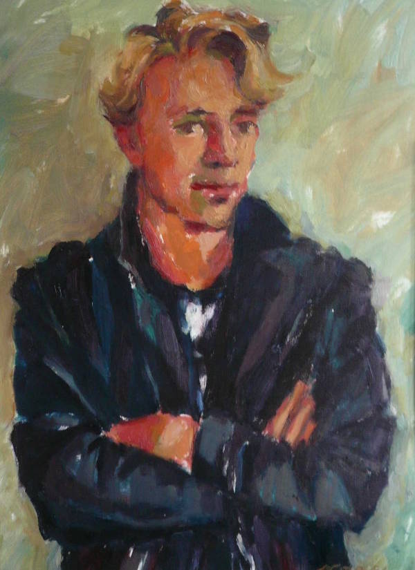 Sybren, 48,5 x 65 cm, olieverf, 2016