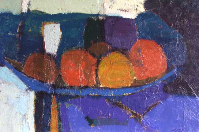 Stilleven, 35 x 50 cm, olieverf, 2013