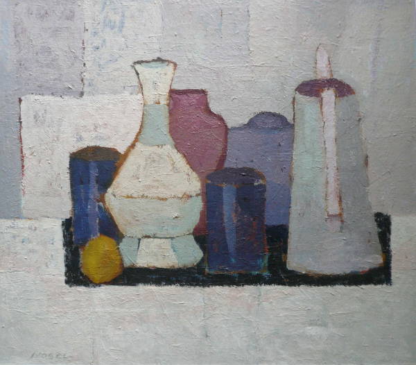 Stilleven met potten, 70 x 80 cm, olieverf, 2016