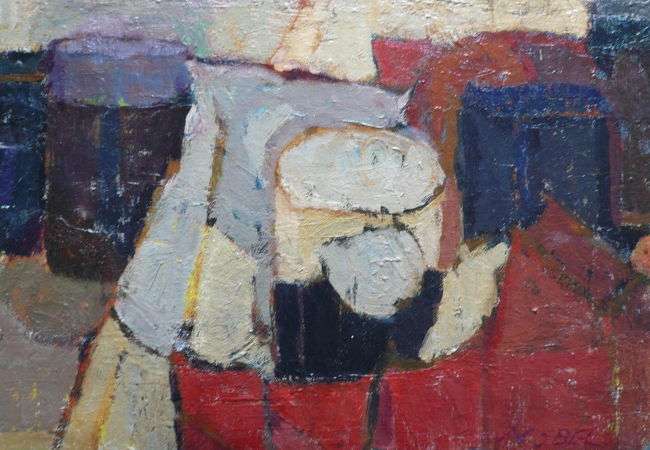 Stilleven, 35 x 50 cm, olieverf, 2018