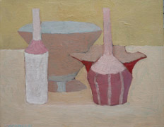 Stilleven met theepot, 60 x 50 cm, olieverf, 2021 